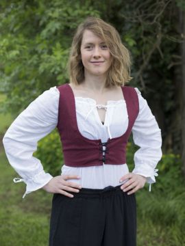 Underbust bodice Annabelle bordeaux